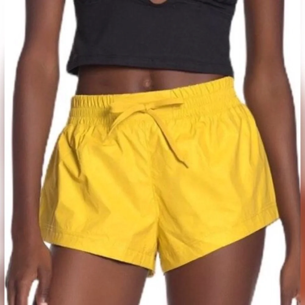 New Free People Movement Moonlight Reflective Shorts